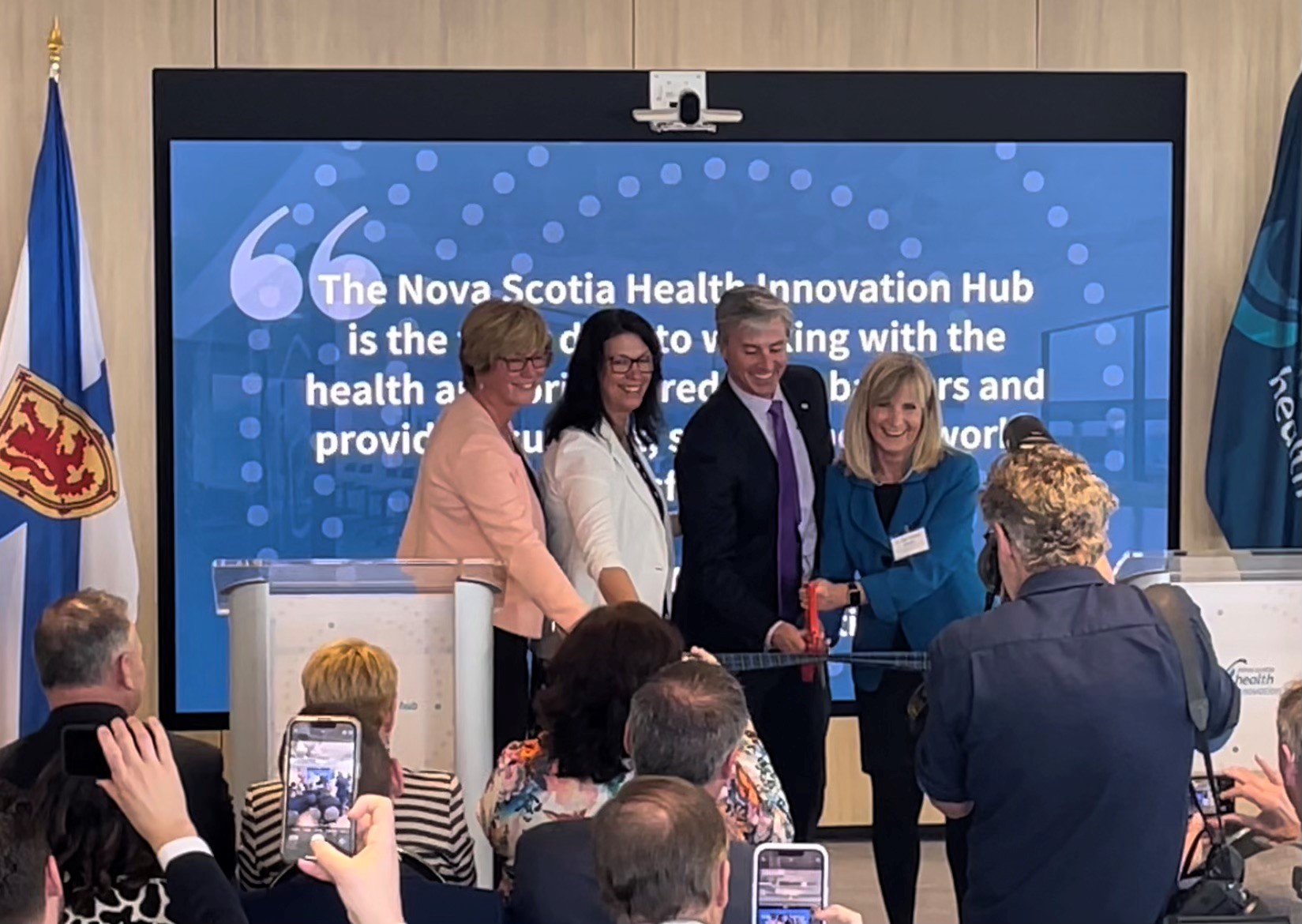 Nova Scotia Accelerates Healthcare Transformation With The Launch Of   Ribbon Cutting 